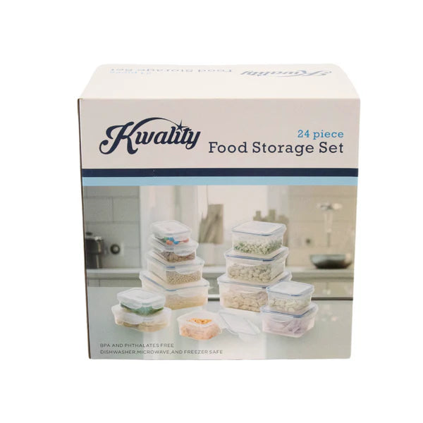 24 Piece Kwality Food Storage Set