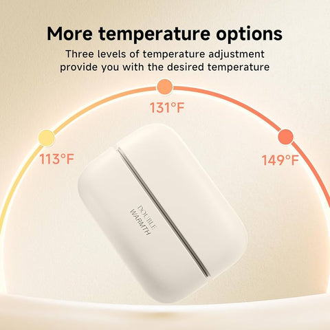 Hand Warmers Rechargeable 2 Pack by Beautiful Things:  Electric Handwarmers, Portable Pocket Heater, Gifts for Christmas, Outdoor, Hunting, Golf, Camping Accessories