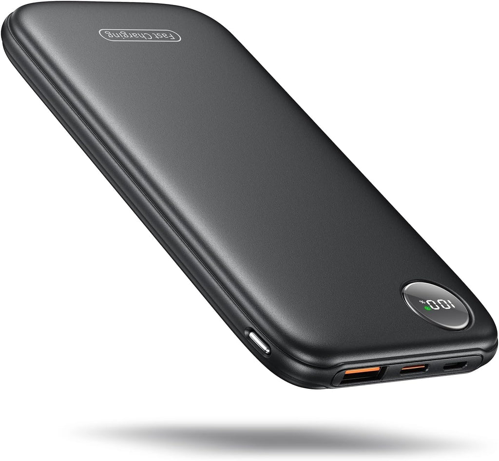 Ntaanoo 22.5W Fast-Charging 10,000 mAh PowerBank with Digital Display