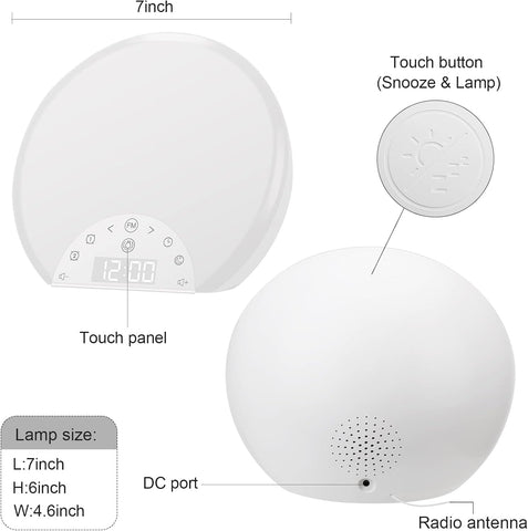 RISE LED Alarm with Sound