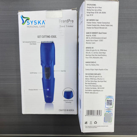 Syska BeardPro Beard Trimmer.