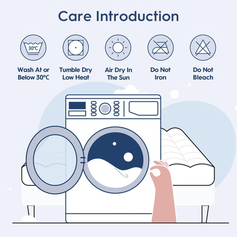 Uskrige Queen Mattress Topper, Extra Thick