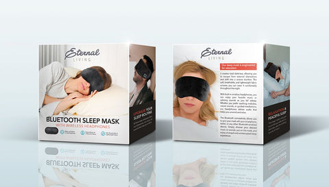 Sleep Eye Mask with Wireless Headphones (2-PACK)